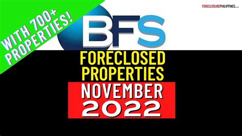 bfs foreclosed properties